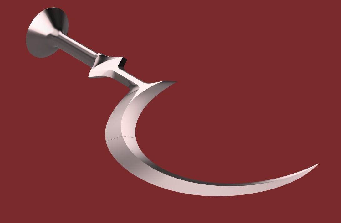 Resident Evil Village - Dimitrescu daughters sickle 3D print model_2