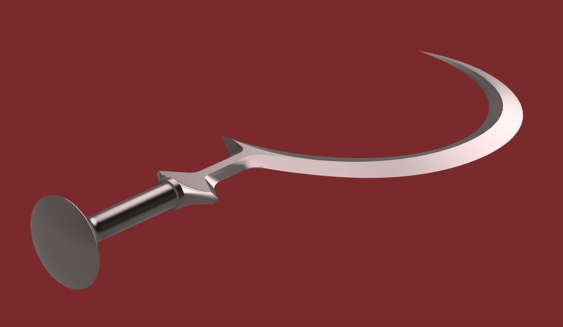 Resident Evil Village - Dimitrescu daughters sickle 3D print model_1