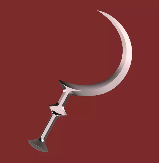 Resident Evil Village - Dimitrescu daughters sickle 3D print model_0