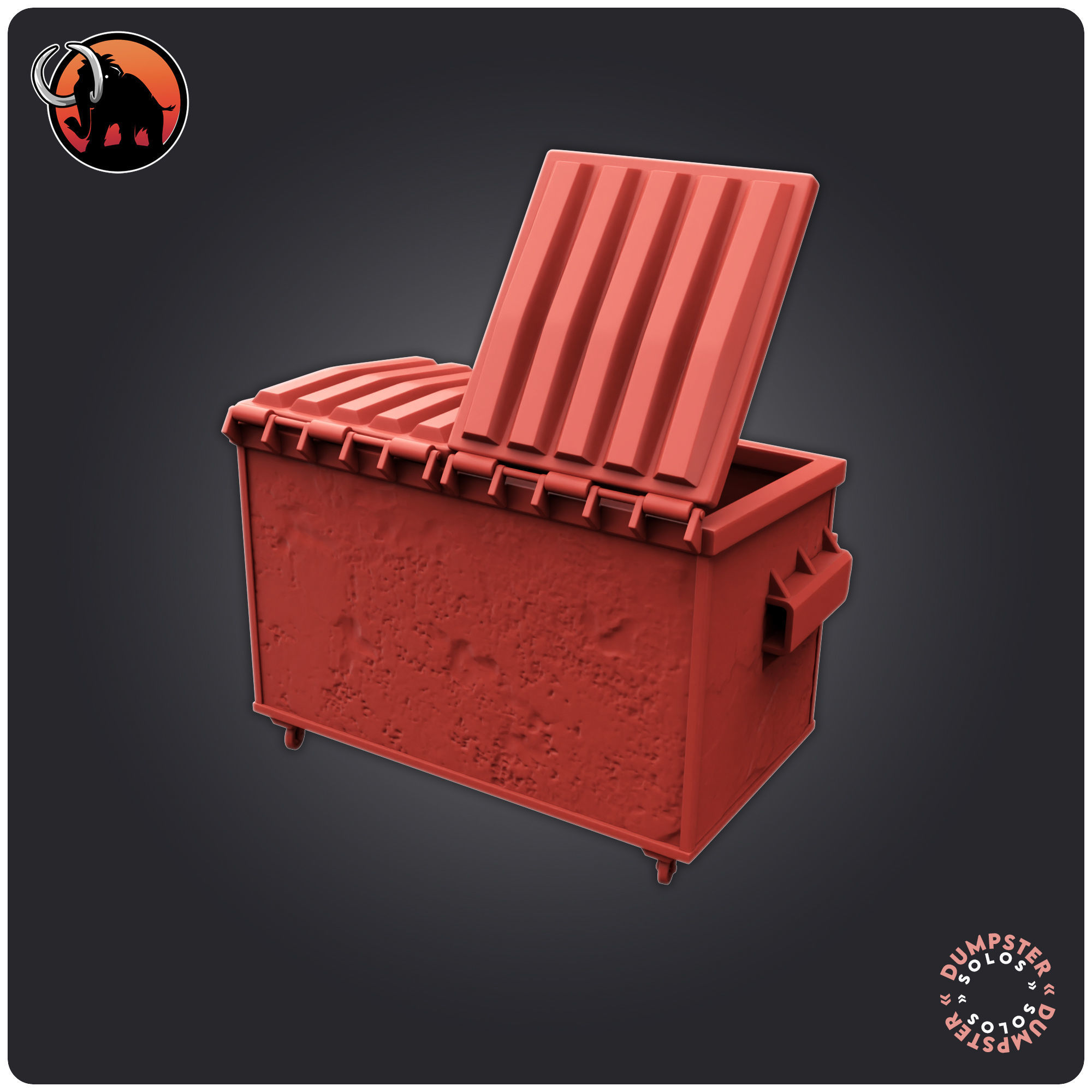 Dumpster 3D print model_4