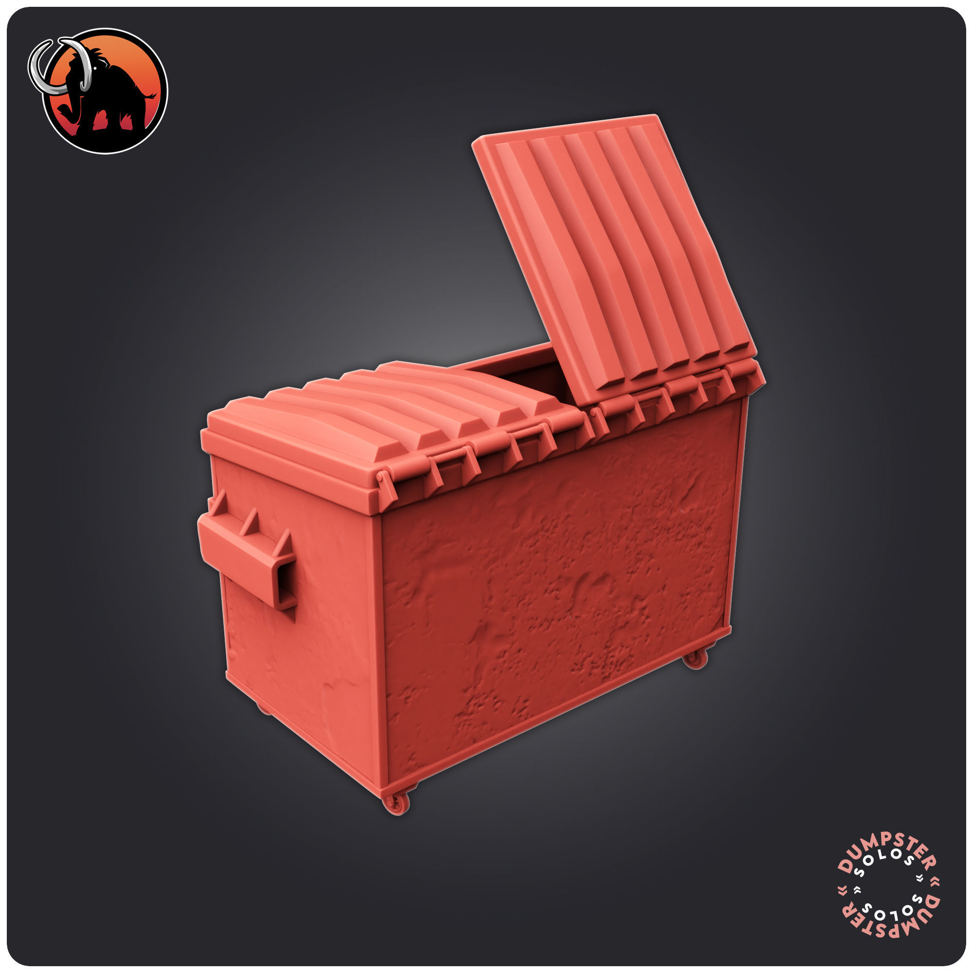 Dumpster 3D print model_3
