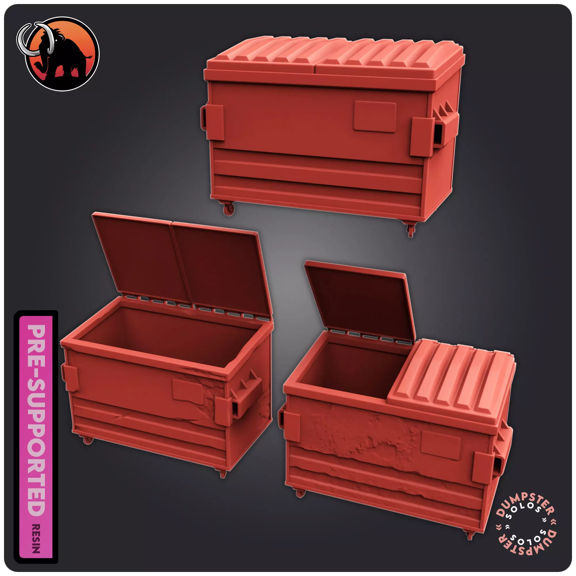 Dumpster 3D print model_0