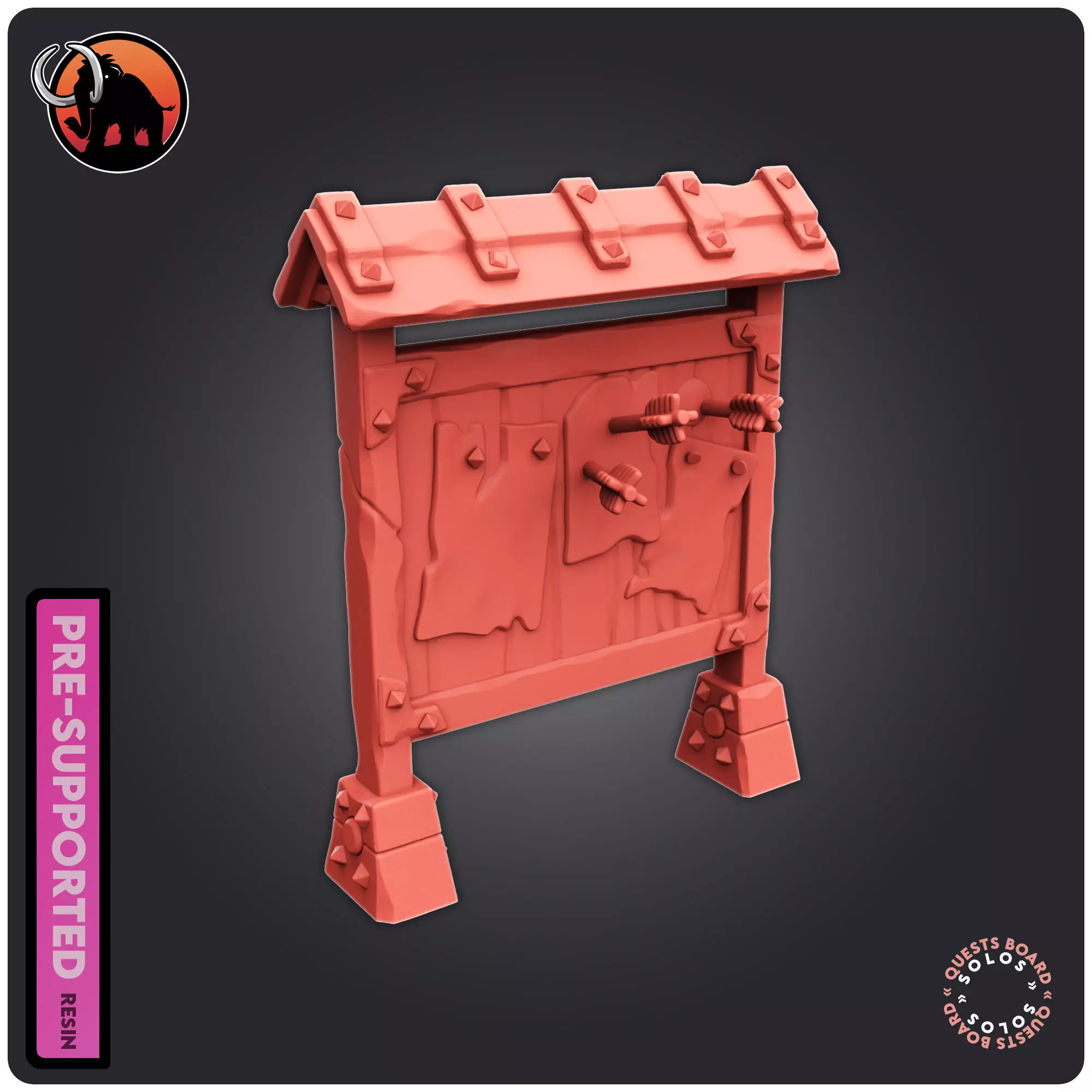 Quests Board 3D print model_0