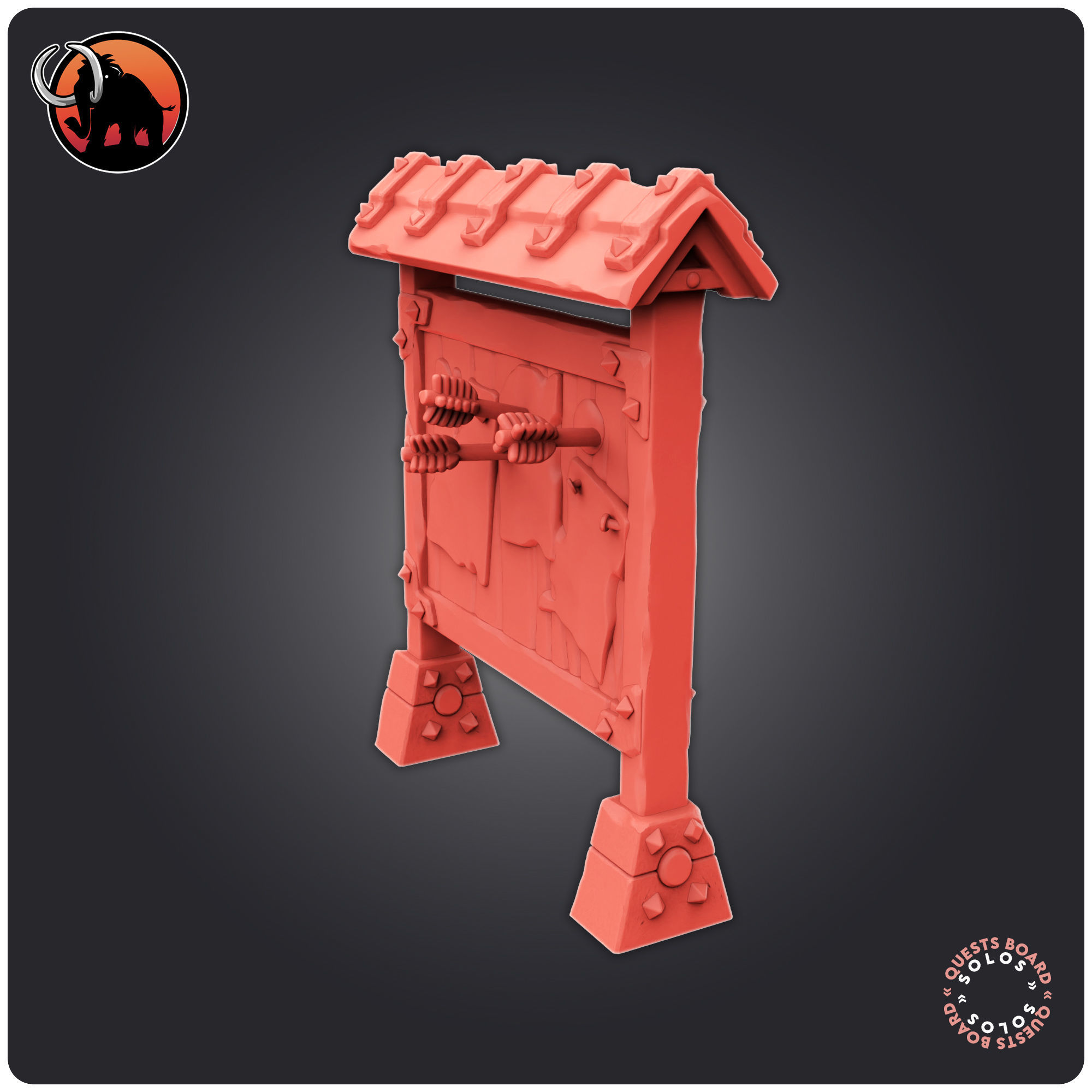 Quests Board 3D print model_1