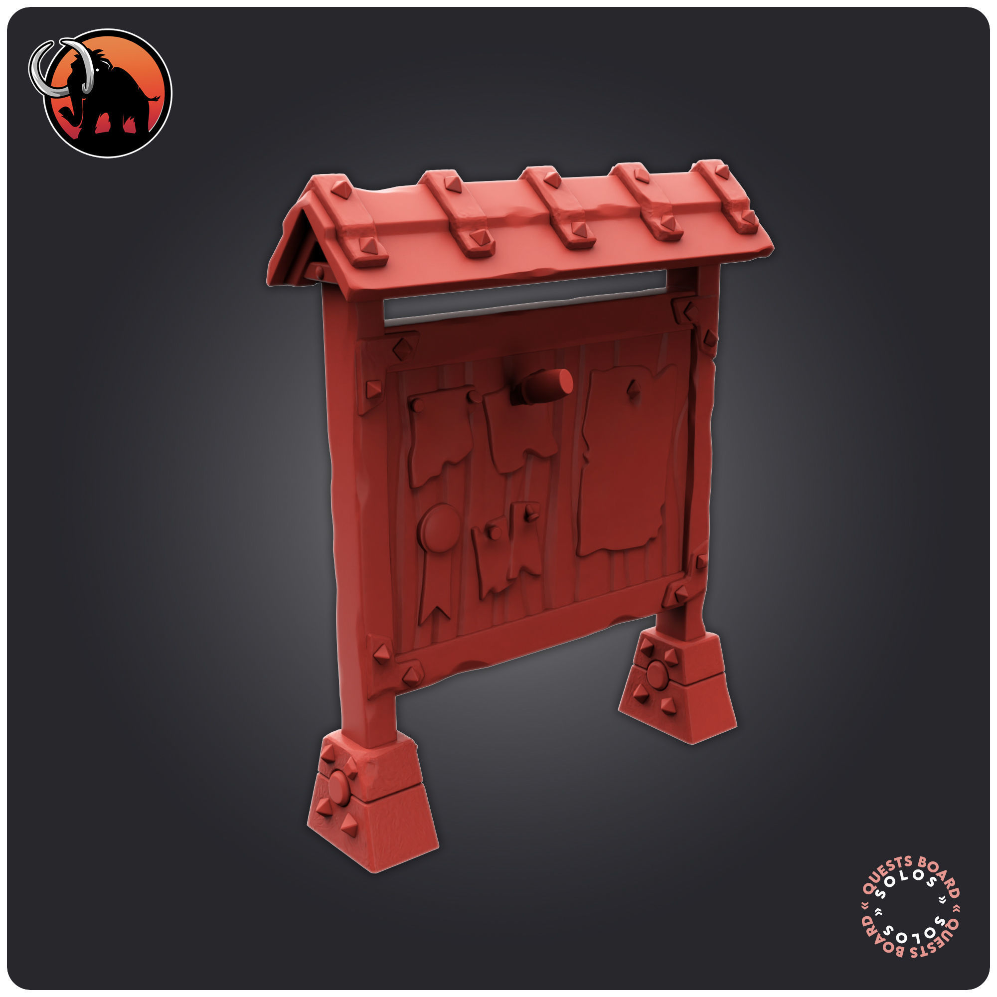 Quests Board 3D print model_2