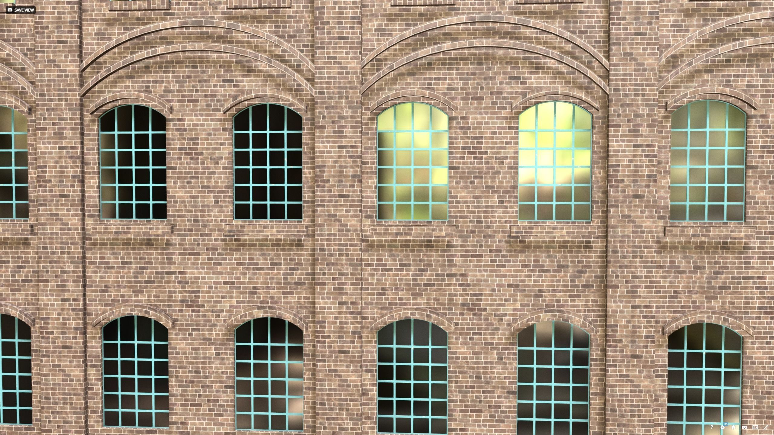 Siemens Fabrik warehouse 1938 ww2 3D model_9