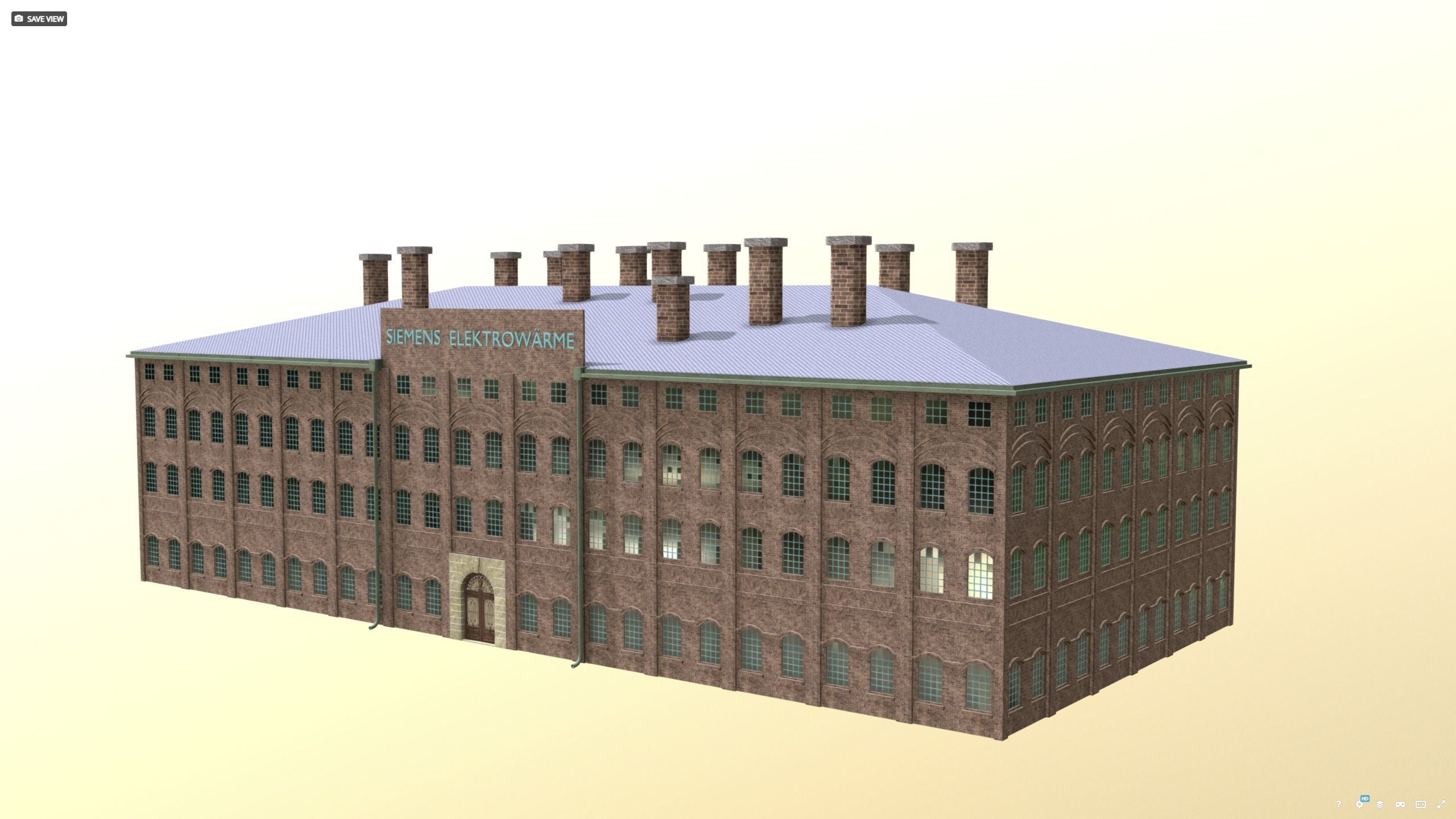 Siemens Fabrik warehouse 1938 ww2 3D model_19