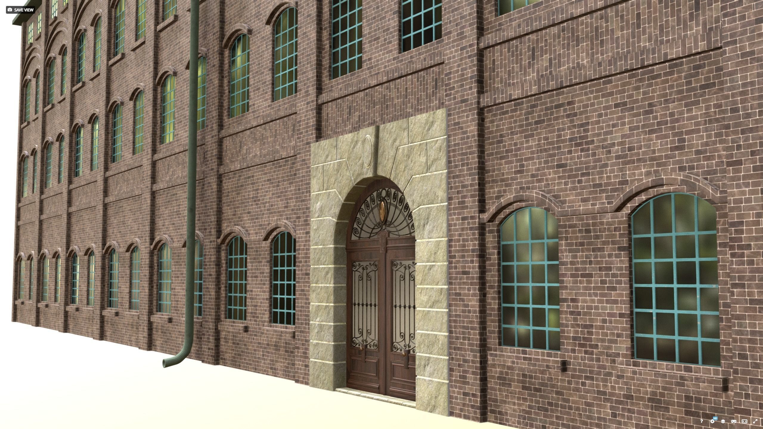 Siemens Fabrik warehouse 1938 ww2 3D model_13