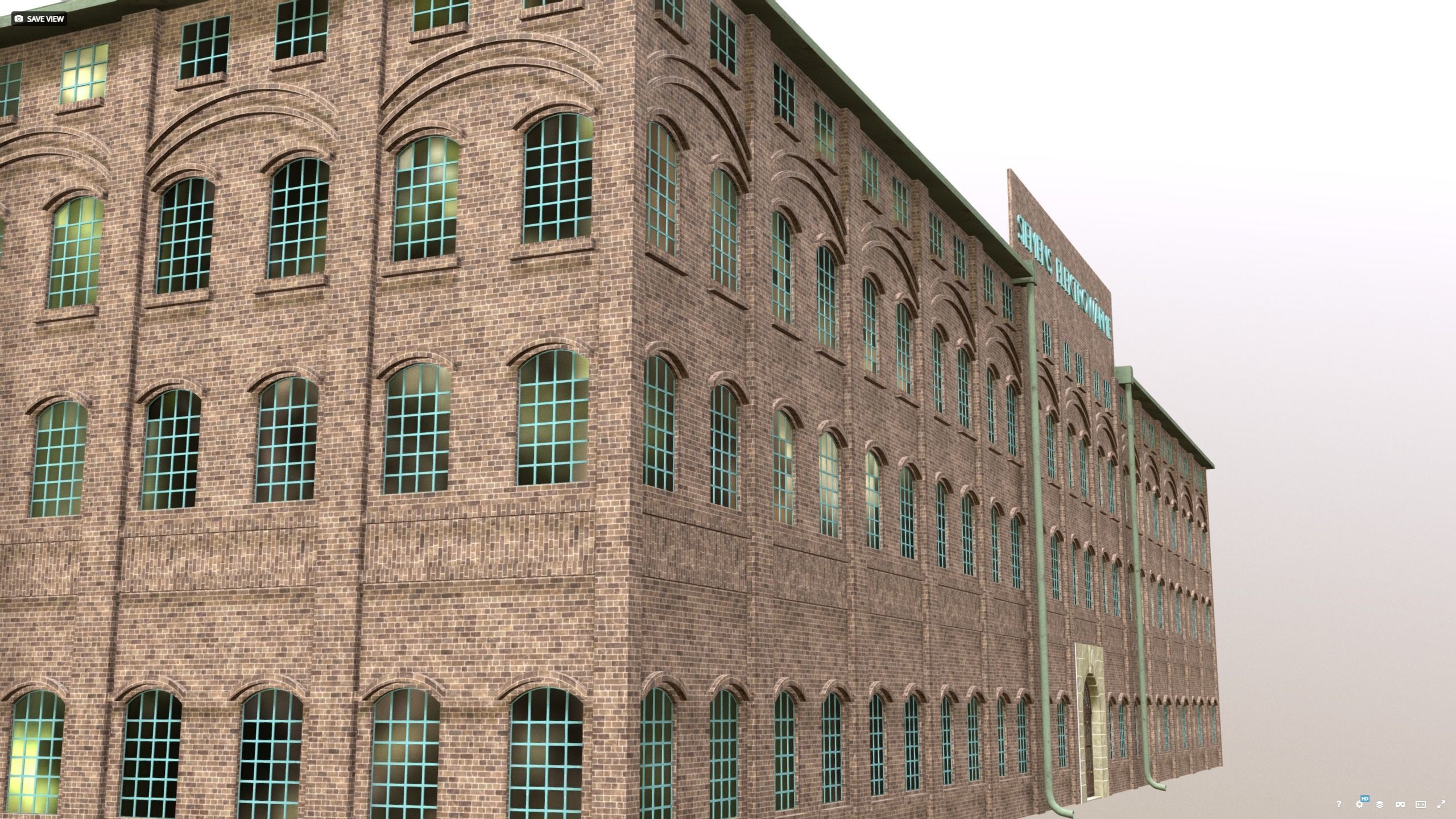 Siemens Fabrik warehouse 1938 ww2 3D model_14
