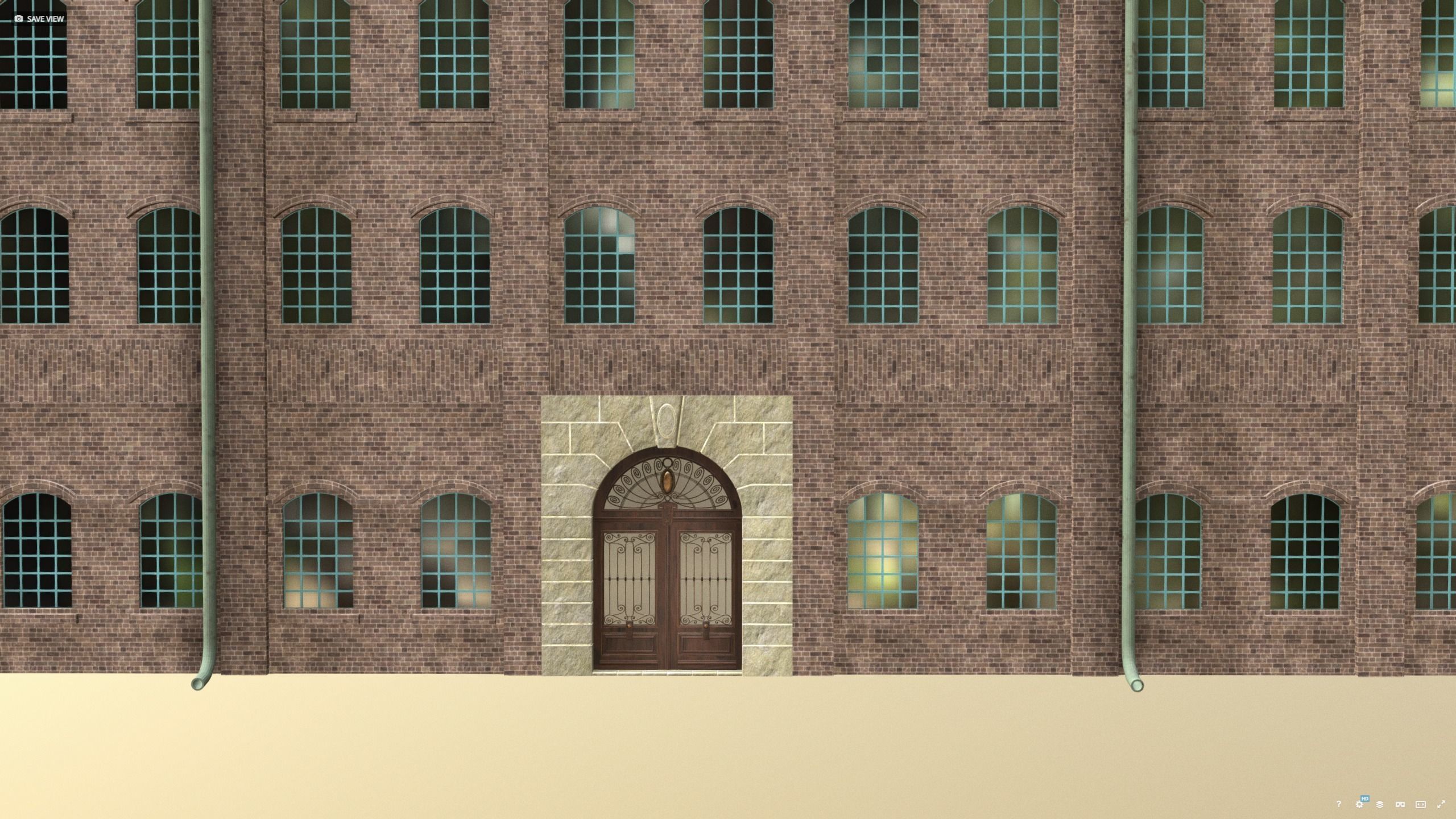 Siemens Fabrik warehouse 1938 ww2 3D model_11