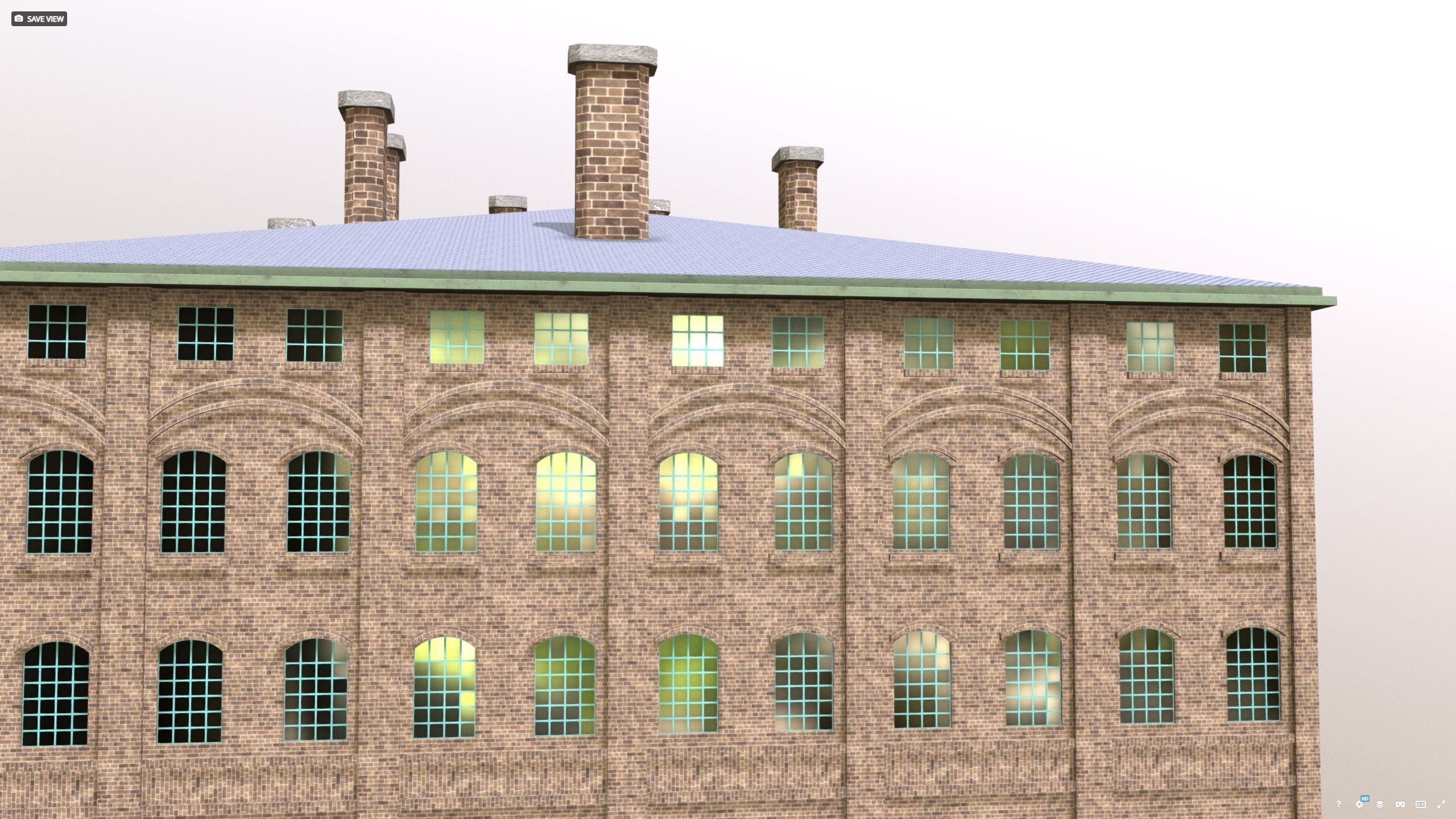 Siemens Fabrik warehouse 1938 ww2 3D model_15