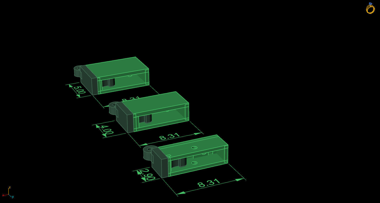 su yolu tek basma kilit 3D print model_5