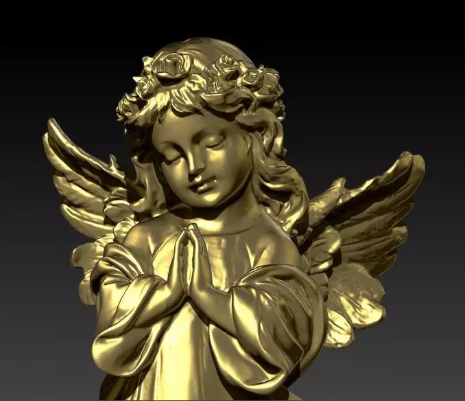 Angel Pendant Necklace Charm Bracelet Jewelry 3D print model
