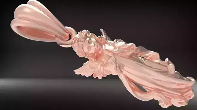 Angel Pendant Necklace Charm Bracelet Jewelry