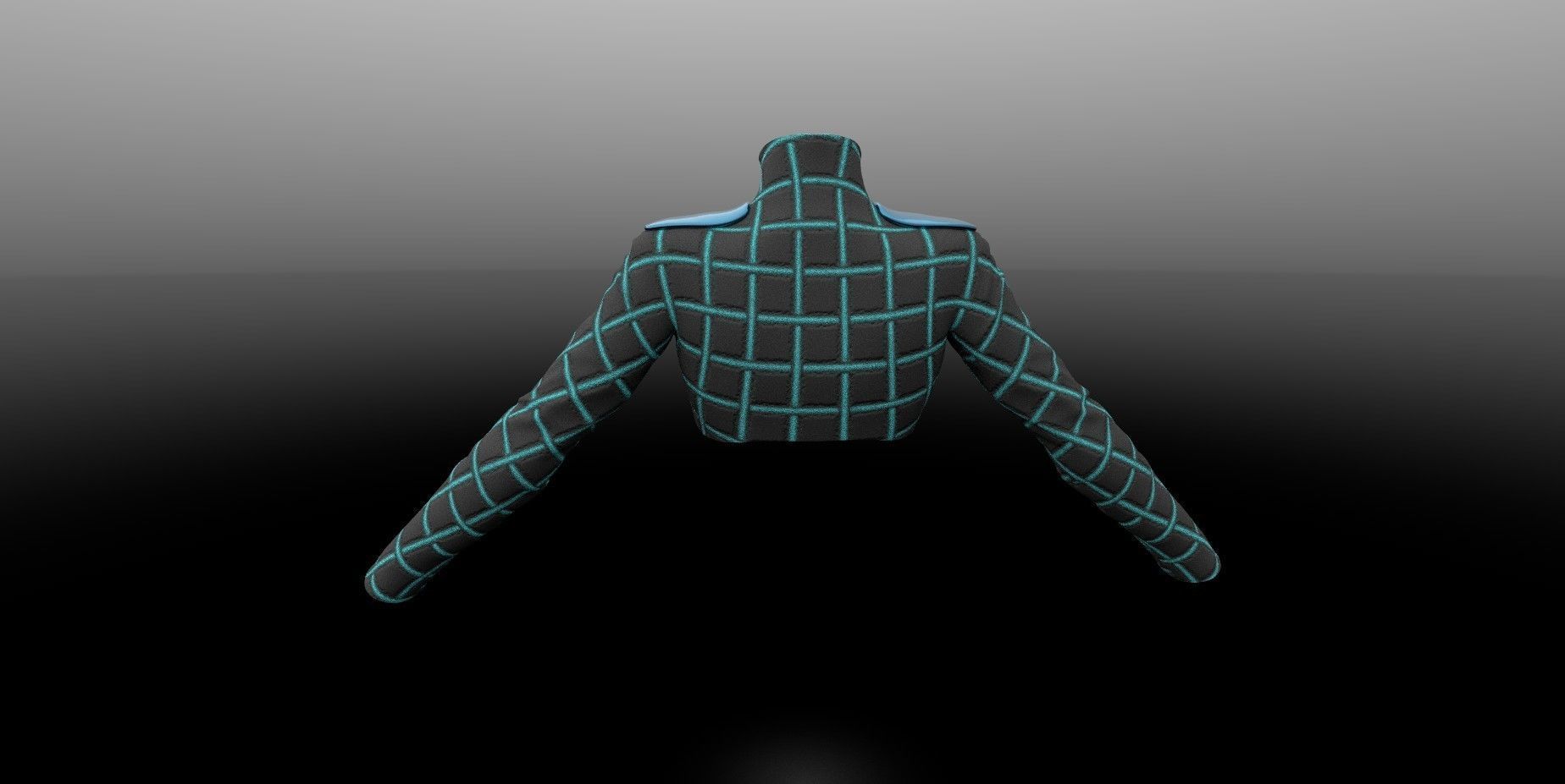 CyberPunk Jacket PBR 4k Low-poly 3D model_1