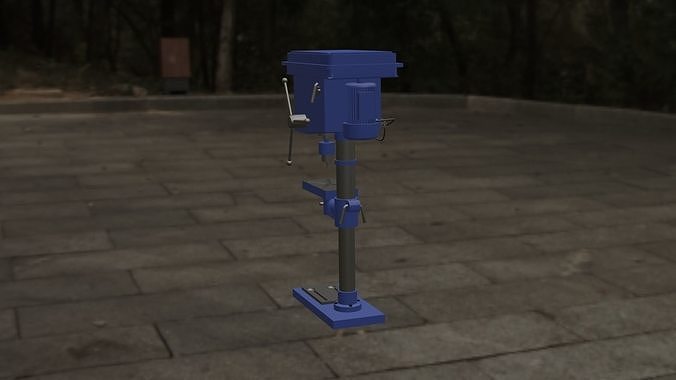 bench drill 3D model