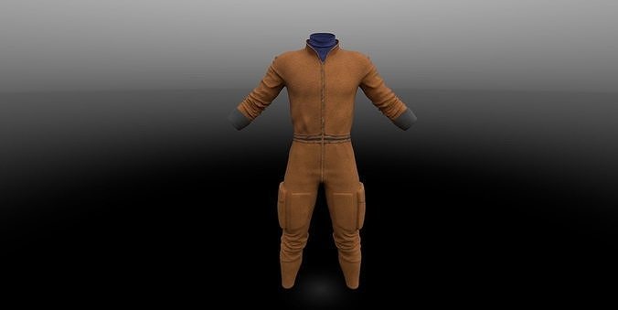 Mechanic suit PBR 4k Low-poly 3D model
