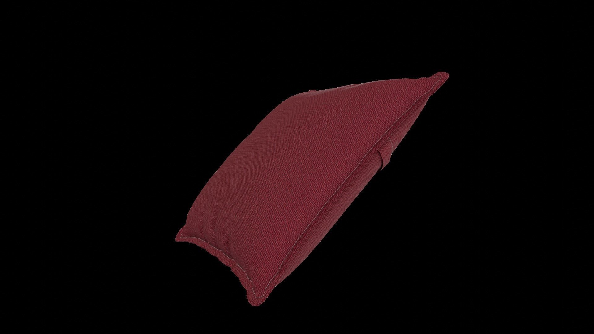 throw pillow Free 3D model_2