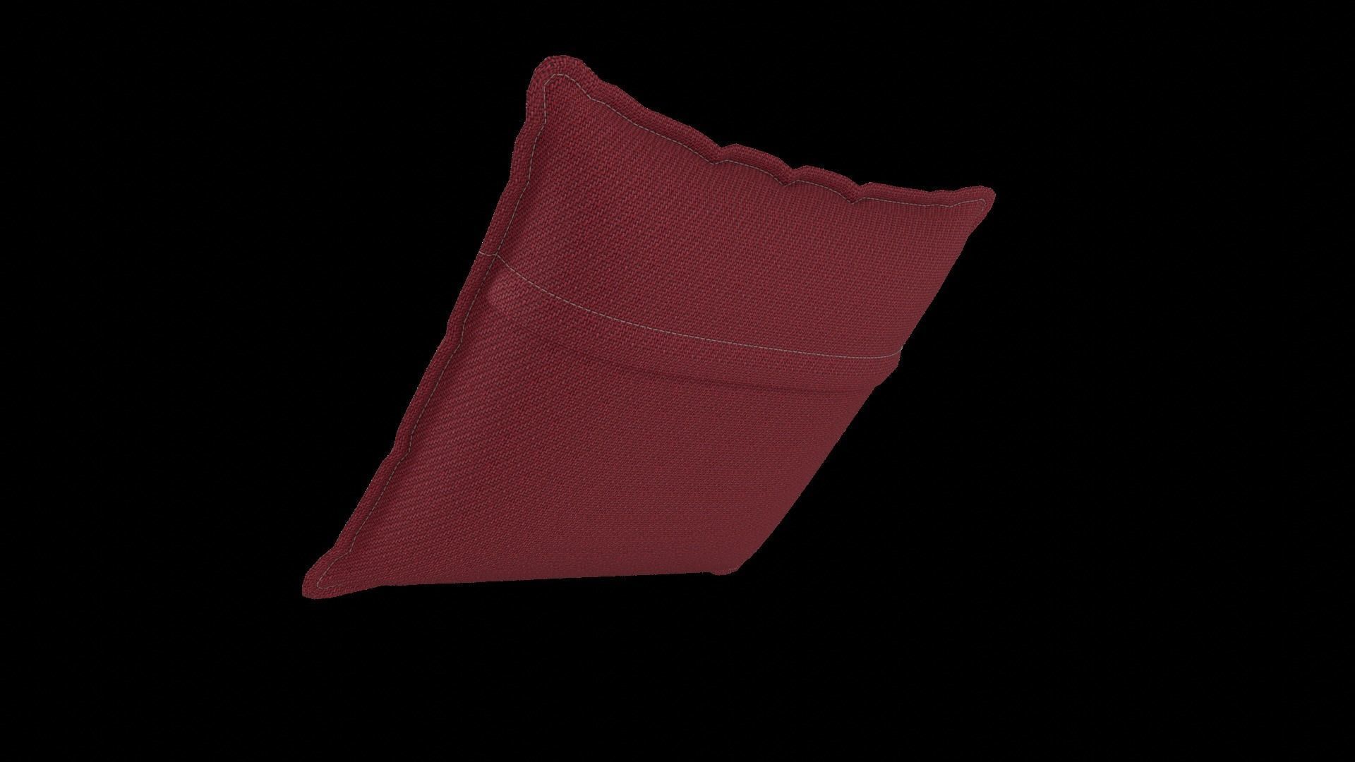 throw pillow Free 3D model_3