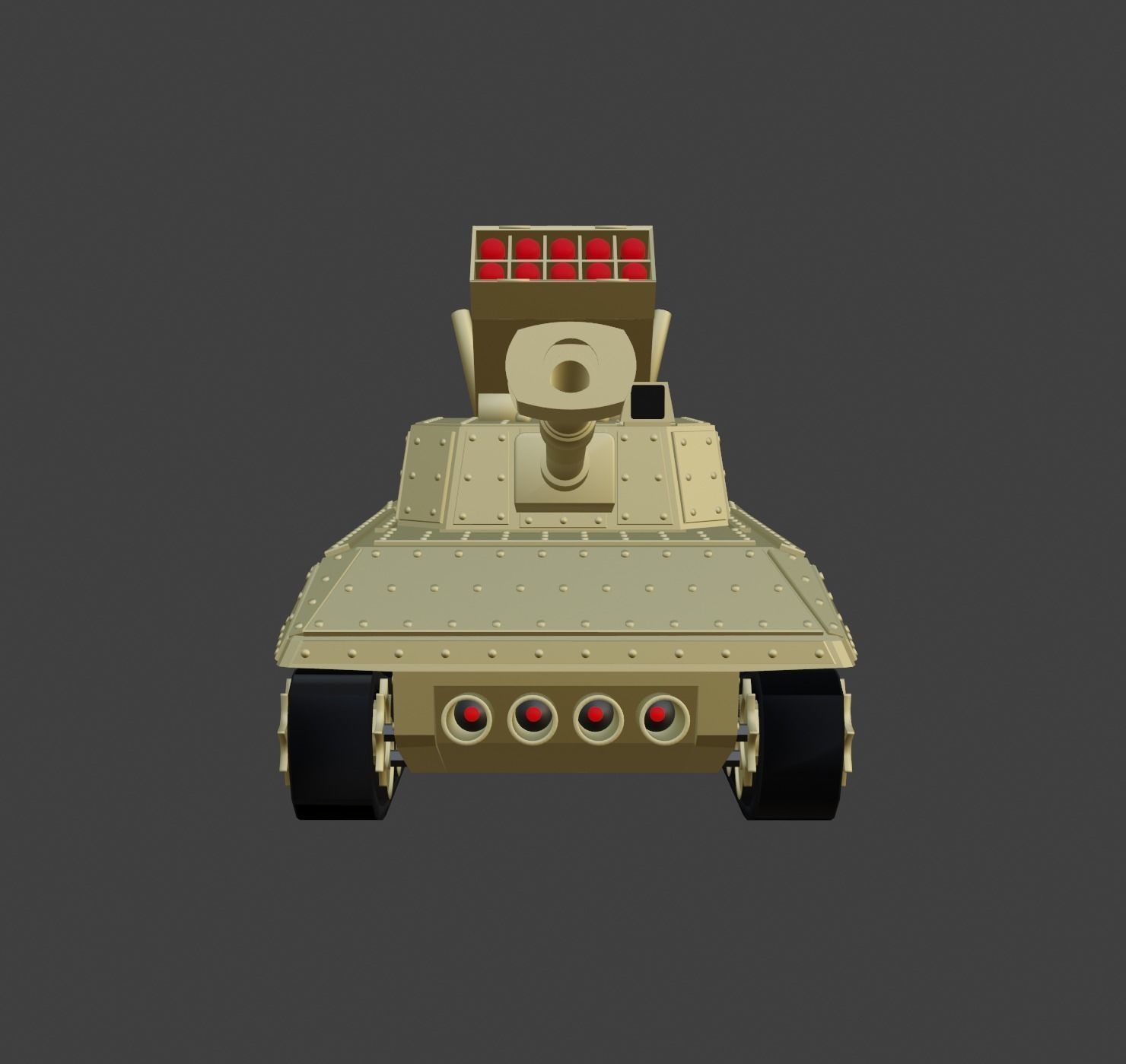 AI Tank 3D model_2