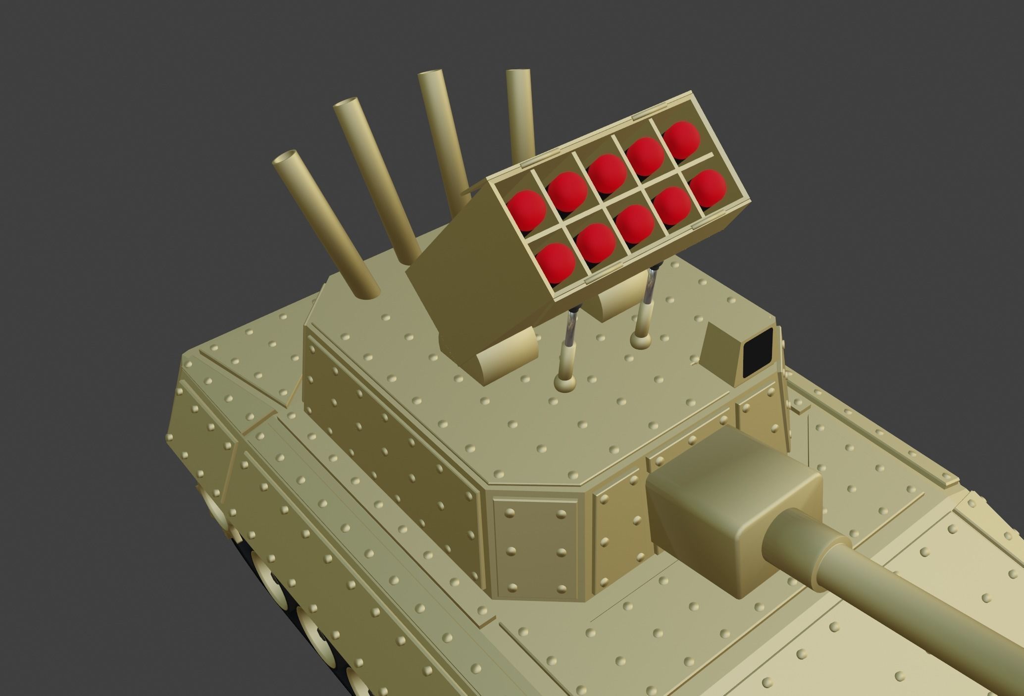 AI Tank 3D model_4
