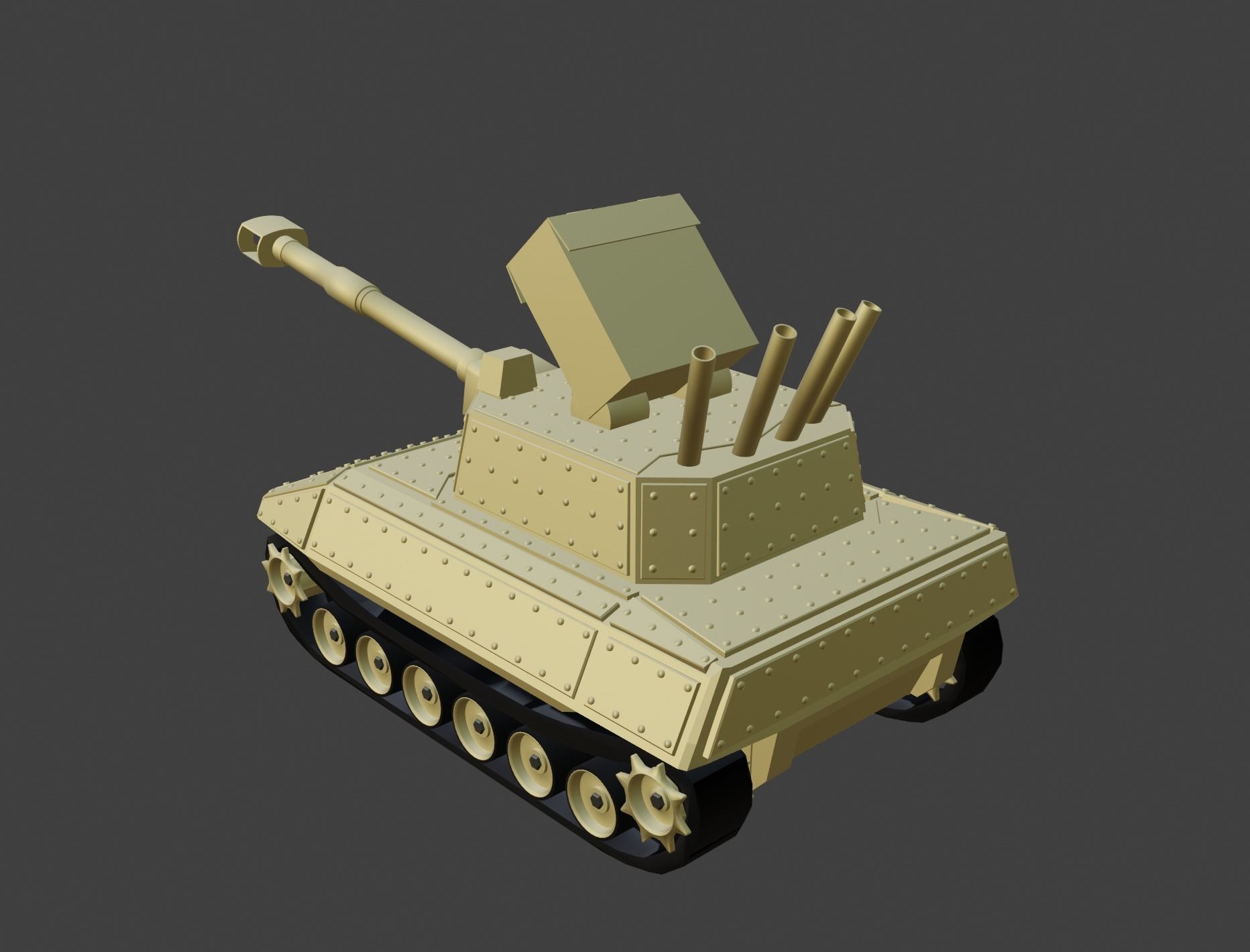 AI Tank 3D model_1
