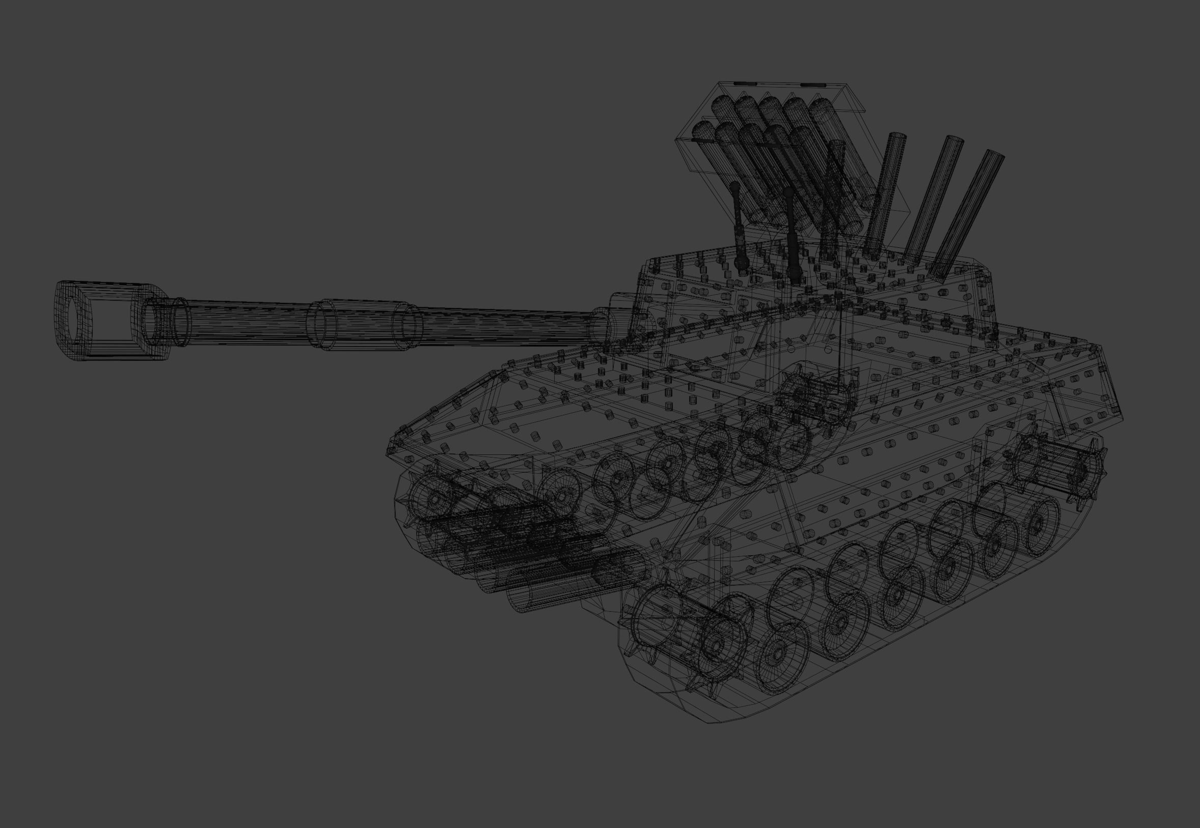 AI Tank 3D model_5