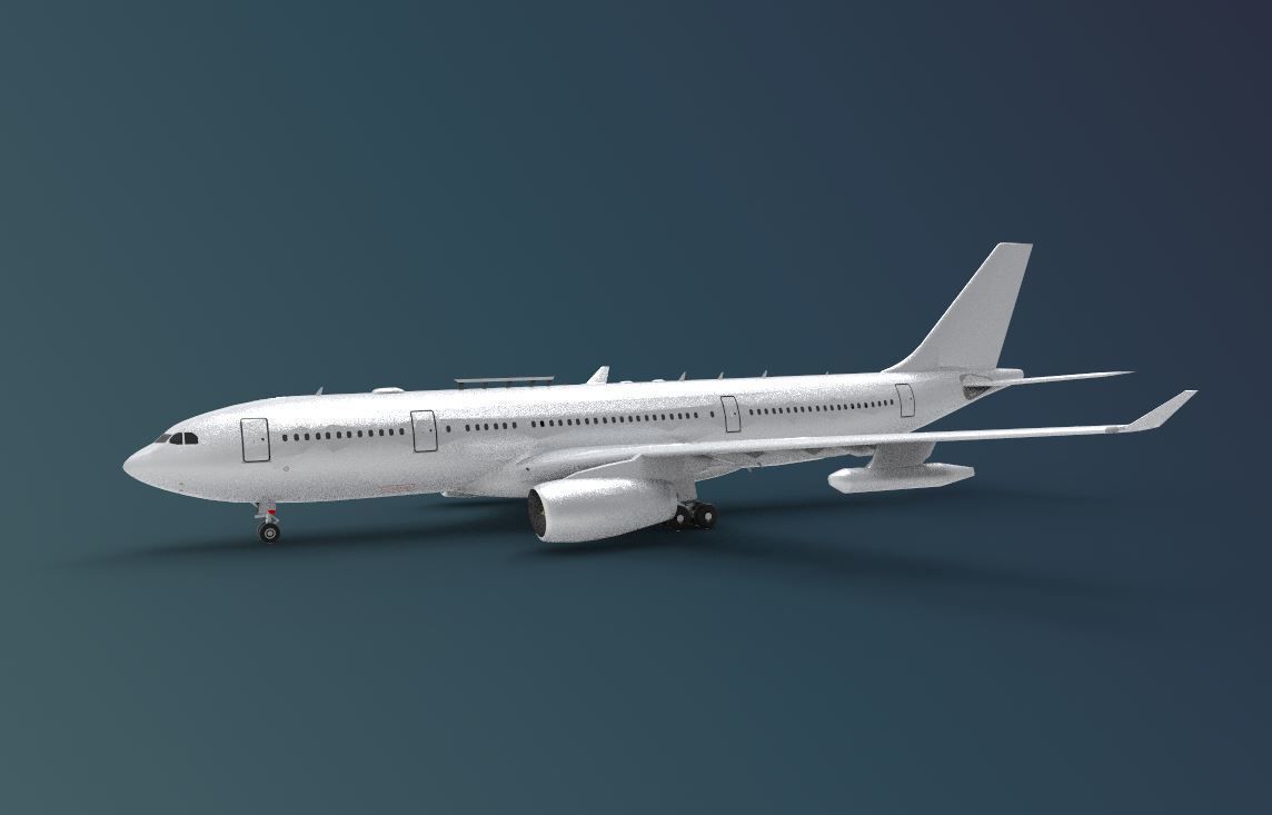 Airbus A330 3D model_3