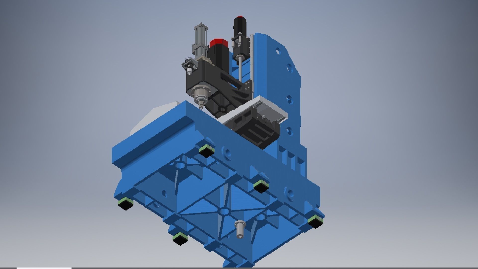 Vertical Drilling Milling Machine 3D model_7