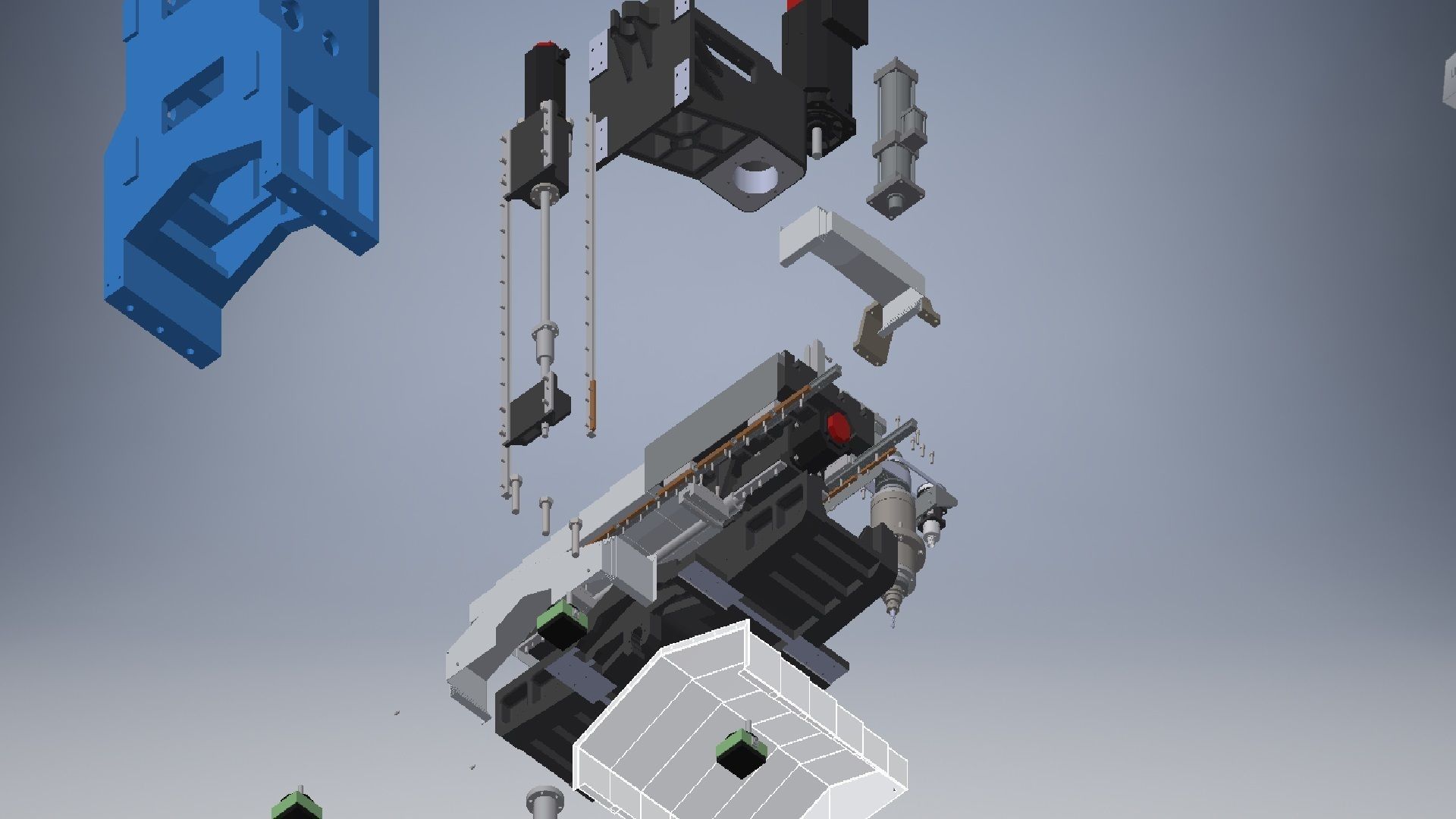 Vertical Drilling Milling Machine 3D model_20