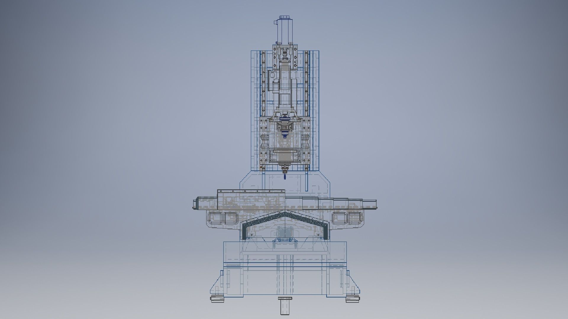 Vertical Drilling Milling Machine 3D model_17