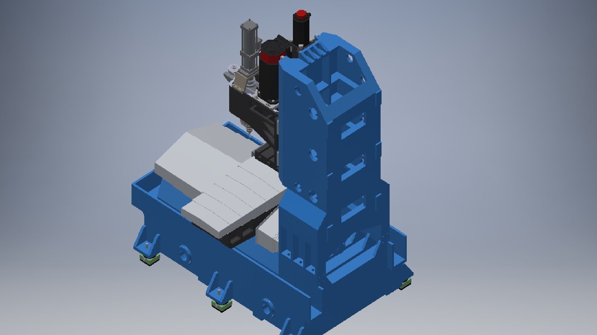 Vertical Drilling Milling Machine 3D model_5