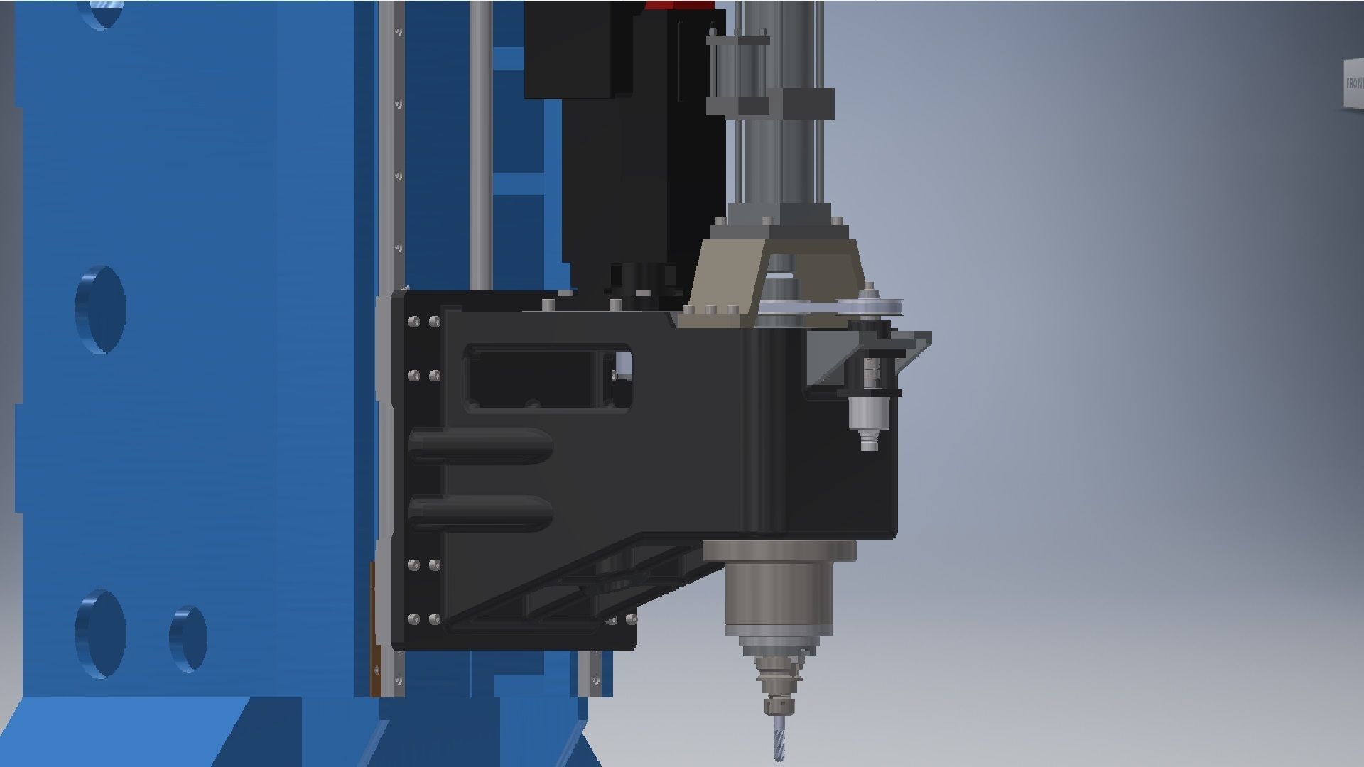 Vertical Drilling Milling Machine 3D model_10