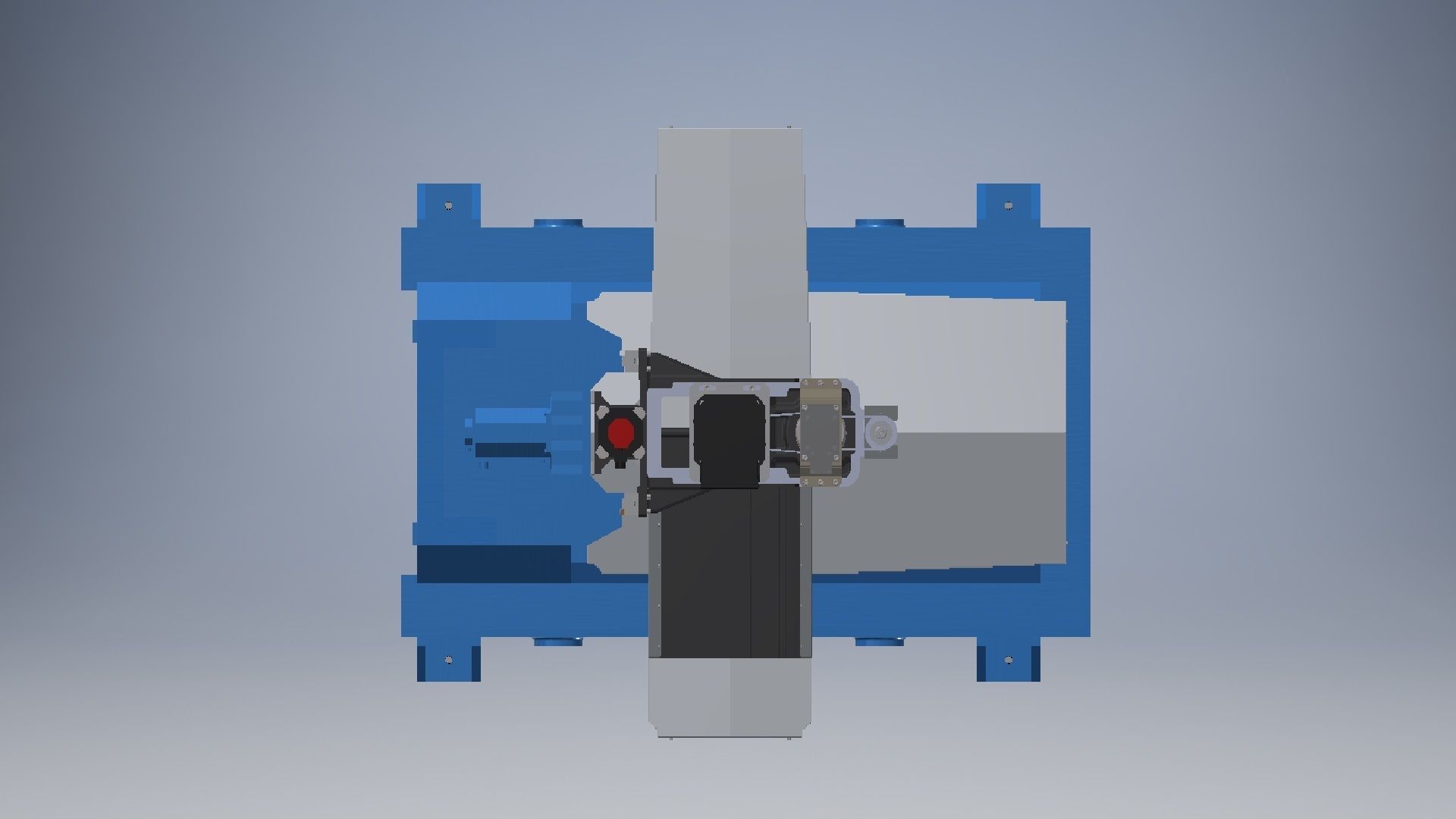 Vertical Drilling Milling Machine 3D model_9