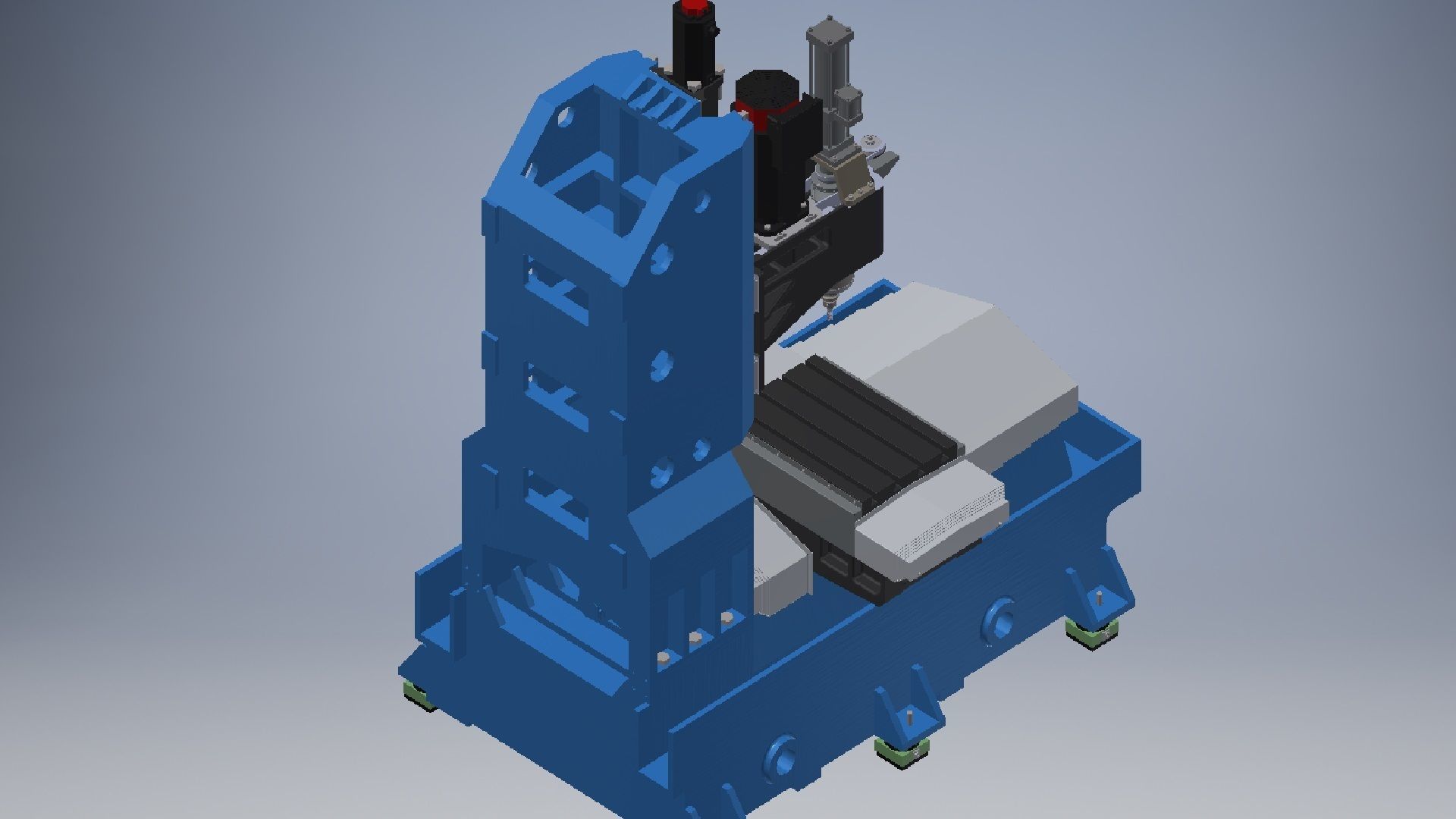 Vertical Drilling Milling Machine 3D model_6