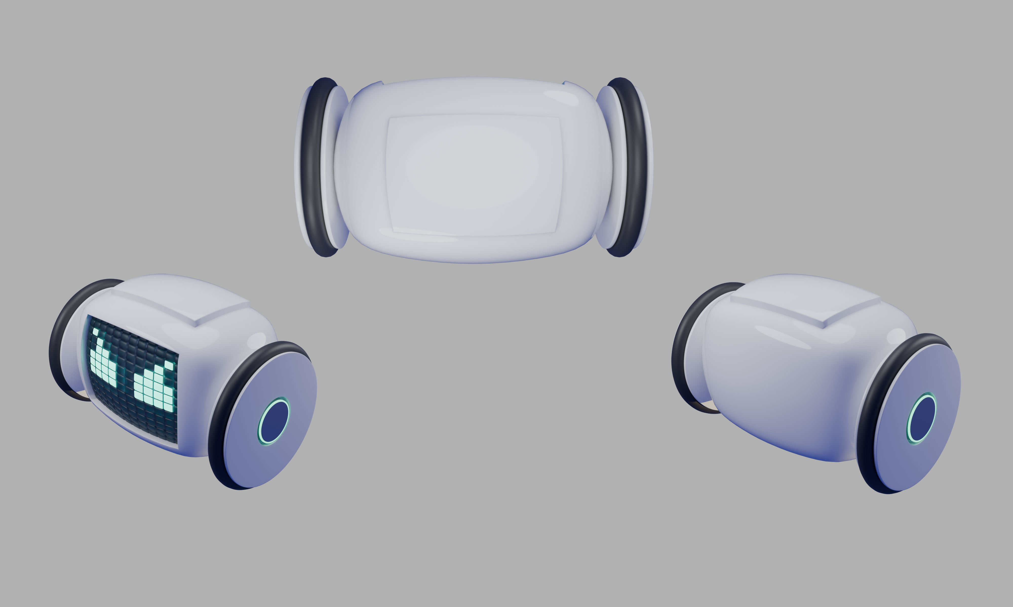 3D Character Robot Type 2 3D model_2