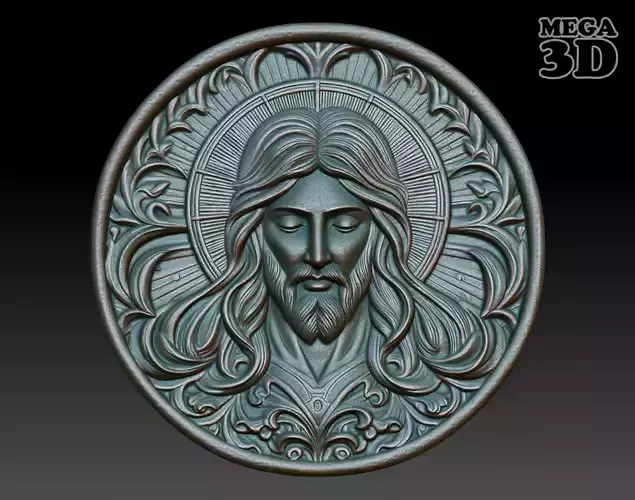 Jesus Pendant basrelief 240525 12