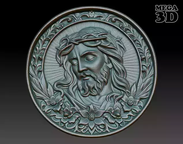 Jesus Pendant basrelief 240525 11