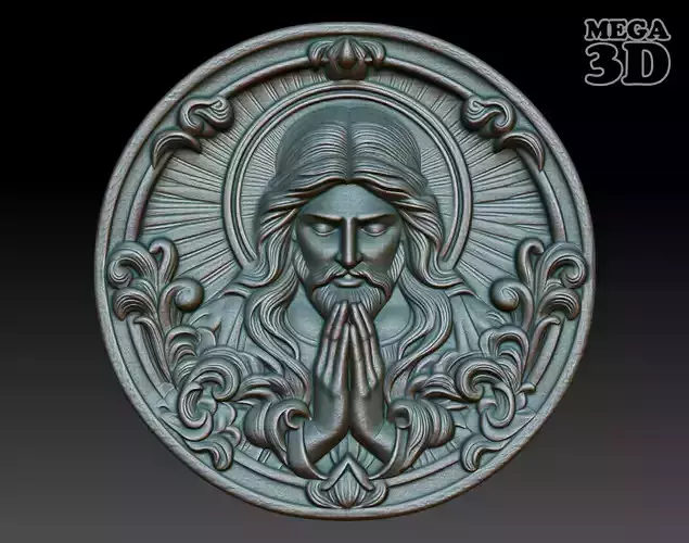 Jesus Pendant basrelief 240525 09