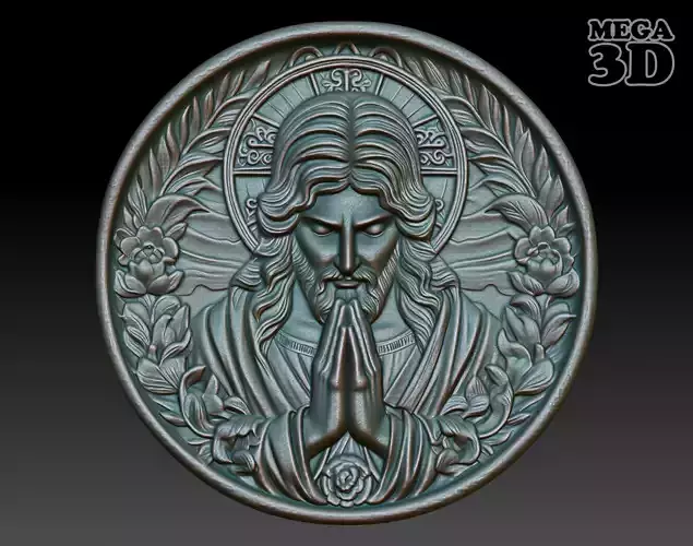 Jesus Pendant basrelief 240525 08