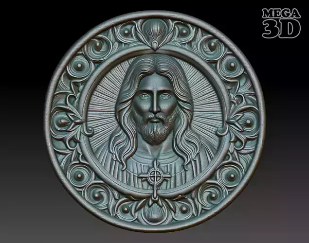 Jesus Pendant basrelief 240525 07