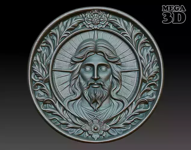 Jesus Pendant basrelief 240525 06