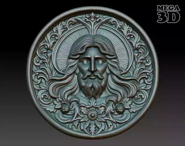 Jesus Pendant basrelief 240525 05