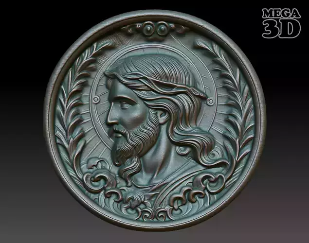 Jesus Pendant basrelief 240525 04