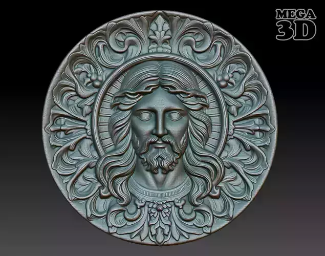 Jesus Pendant basrelief 240525 02