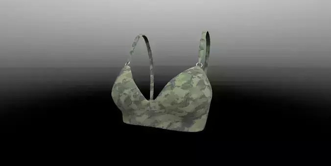 Female Camo Top PBR 4k