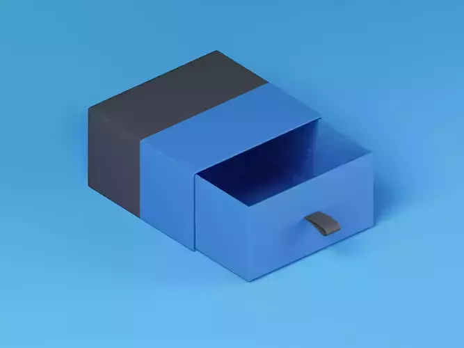 Luxury Gift Box 3D Model