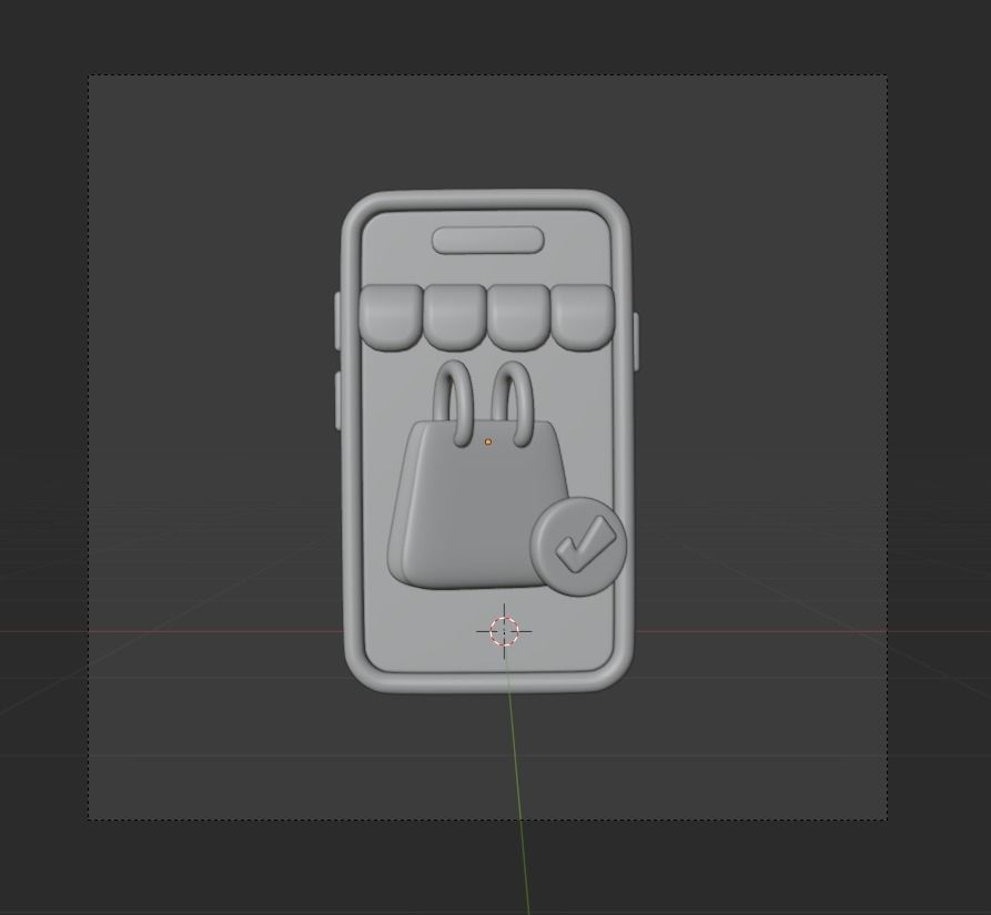 Shopping and Retails 3d Illustration  Icon Pack 3D model_37