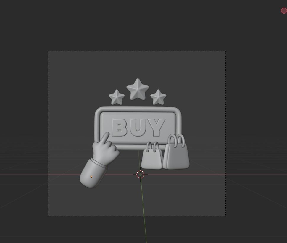 Shopping and Retails 3d Illustration  Icon Pack 3D model_76