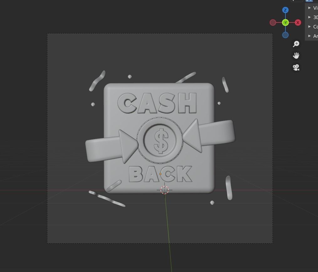 Shopping and Retails 3d Illustration  Icon Pack 3D model_43